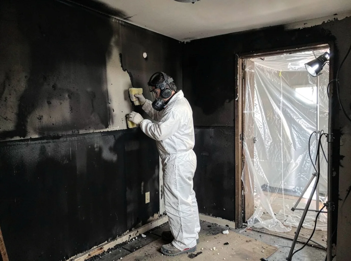 Fire Damage Restoration company in Cromwell, OK